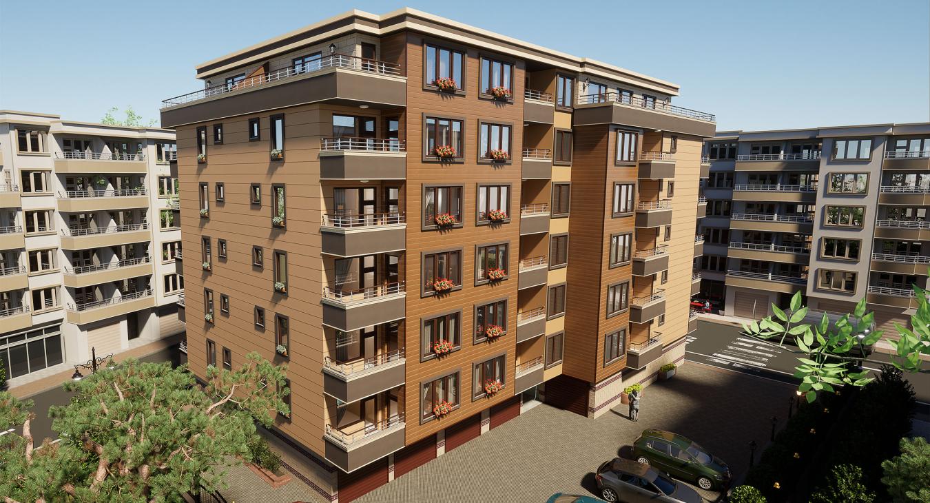 3D Visualisation - Building Pomorie 02